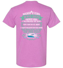 Load image into Gallery viewer, DoTicesShoal Marry a Girl T-Shirt design