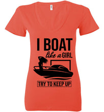 Load image into Gallery viewer, DoTicesShoal Ladies Boat Like A Girl
