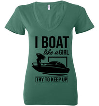 Load image into Gallery viewer, DoTicesShoal Ladies Boat Like A Girl