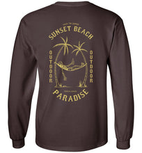 Load image into Gallery viewer, DoTicesShoal Boat Sunset Beach Long Sleeve