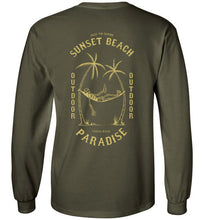 Load image into Gallery viewer, DoTicesShoal Boat Sunset Beach Long Sleeve