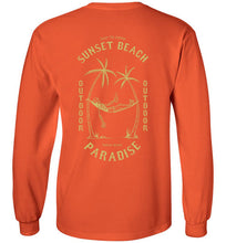 Load image into Gallery viewer, DoTicesShoal Boat Sunset Beach Long Sleeve