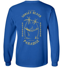 Load image into Gallery viewer, DoTicesShoal Boat Sunset Beach Long Sleeve