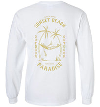 Load image into Gallery viewer, DoTicesShoal Boat Sunset Beach Long Sleeve