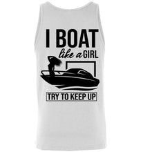 Load image into Gallery viewer, DoTicesShoal Tank Top I boat like a girl