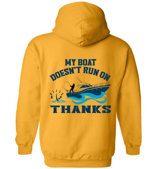 DoTicesShoal Boat Doesn't Run on Thanks Sweatshirt