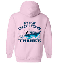Load image into Gallery viewer, DoTicesShoal Boat Doesn&#39;t Run on Thanks Sweatshirt
