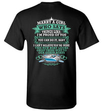Load image into Gallery viewer, DoTicesShoal Marry a Girl T-Shirt design
