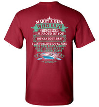 Load image into Gallery viewer, DoTicesShoal Marry a Girl T-Shirt design
