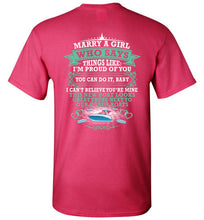 Load image into Gallery viewer, DoTicesShoal Marry a Girl T-Shirt design
