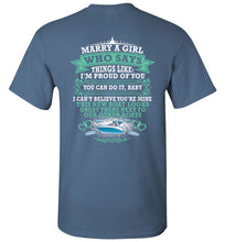 Load image into Gallery viewer, DoTicesShoal Marry a Girl T-Shirt design
