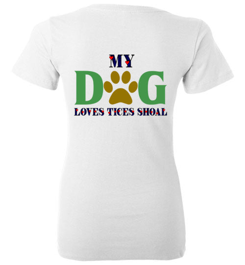 DoTicesShoal Ladies Dog Shirt