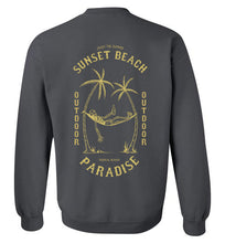 Load image into Gallery viewer, DoTicesShoal Boat Sunset Beach Sweatshirt
